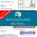 Mississippi Fake Utility bill template